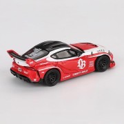 MINI GT LB★WORKS Toyota GR Supra Red 1:64 tył
