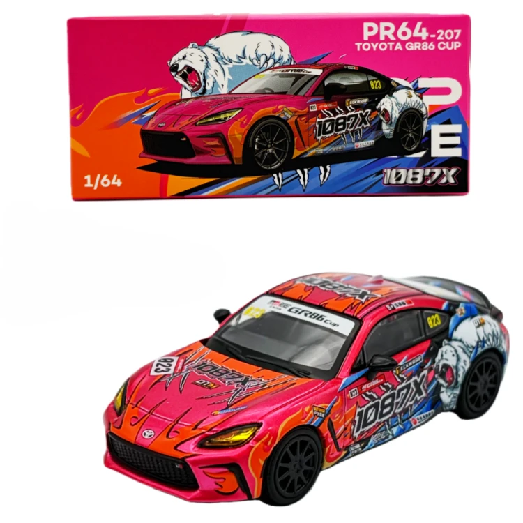 Pop Race Toyota GR86 CUP 1087x various 1:64 box