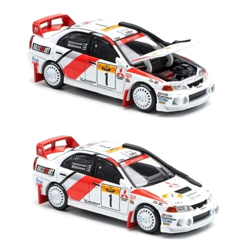 Pop Race Mitsubishi Lancer Evo IV Rally Safari 1:64 detal