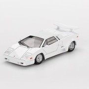Mini GT Lamborghini Countach 25th Anniversary White 1:64 przód