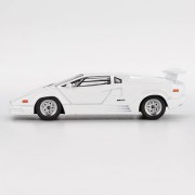 Mini GT Lamborghini Countach 25th Anniversary White 1:64 bok