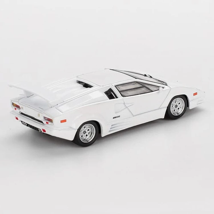 Mini GT Lamborghini Countach 25th Anniversary White 1:64 tył