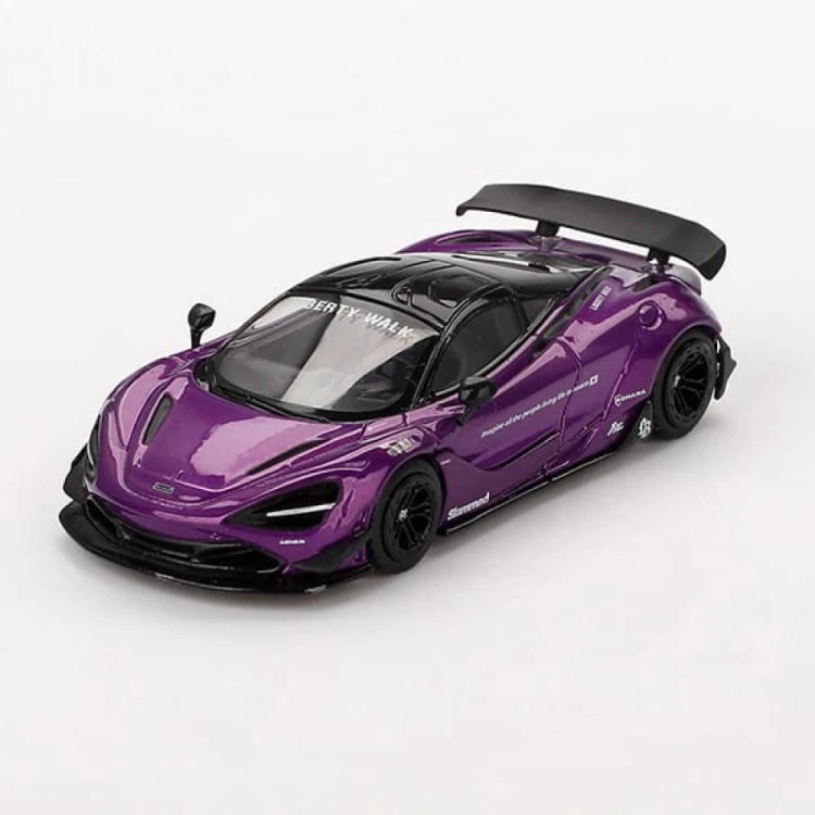 MINI GT McLaren 720S LB★Works Purple 1:64 przód