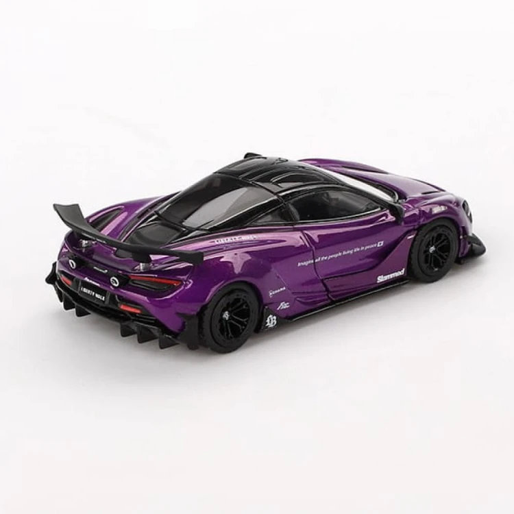 MINI GT McLaren 720S LB★Works Purple 1:64 tył