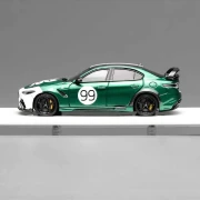 Motorhelix Alfa Romeo Giulia GTAm Montreal green/ Livery resin MH64009GT 1:64 bok