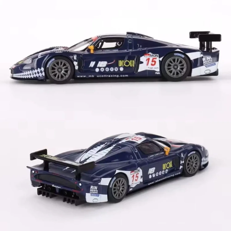 BBR MODELS Maserati MC12 Competizione 2008 FIA 24hr of Spa 1:64 tył