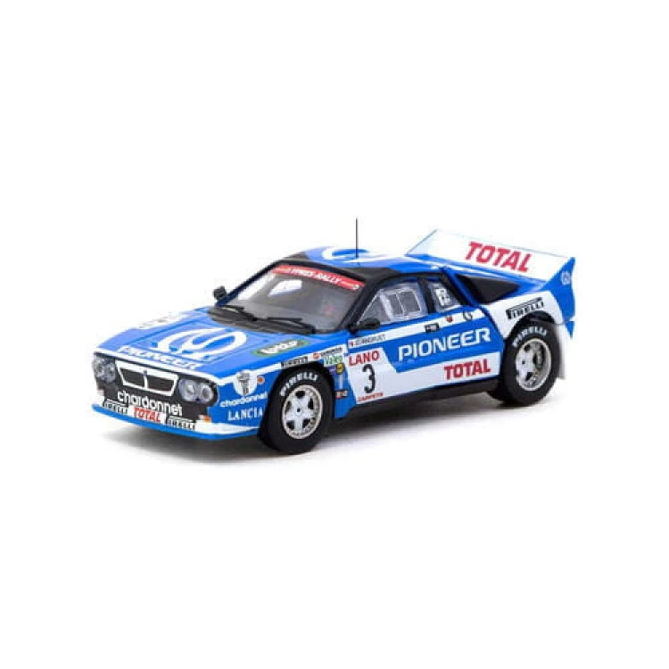 Tarmac Works LANCIA 037 Rally #3 J.C.Andruet/F.Sappey Ypres 24h Rally 1983 1:64 przód detal