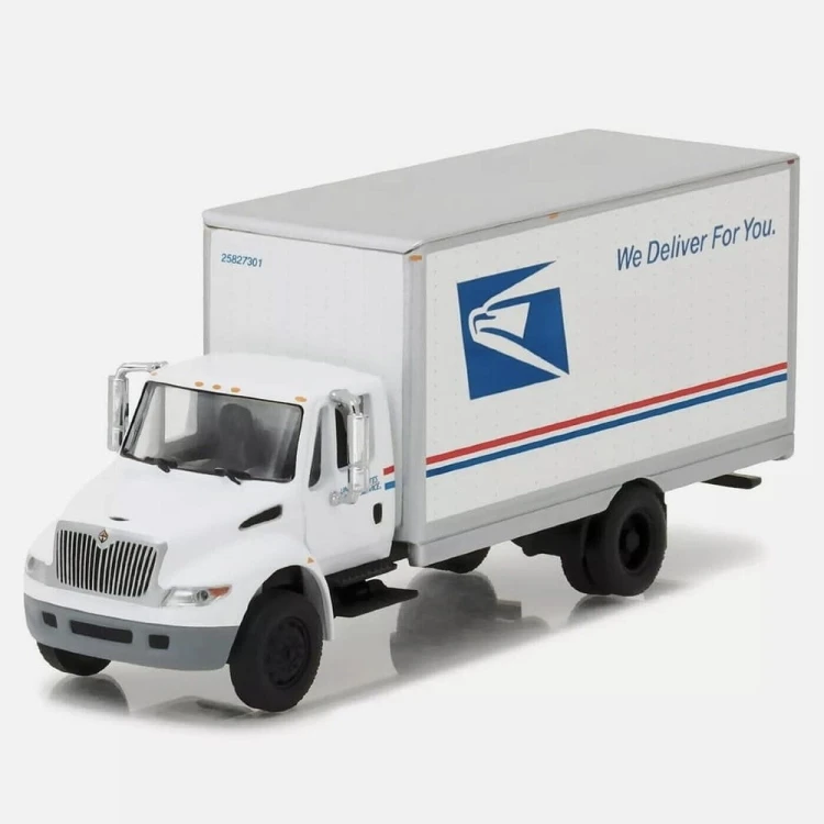 Greenlight International Durastar 2013 Box Van United States Postal Service (USPS) 1:64 przód