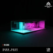 MoreArt Diorama Cyberpunk 04 Podświetlana LED 1:64 przód detal 1