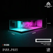MoreArt Diorama Cyberpunk 04 Podświetlana LED 1:64 bok detal