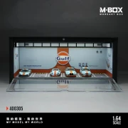 MoreArt M-BOX GULF kontener zamykany w stylu garażu 1:64 przód