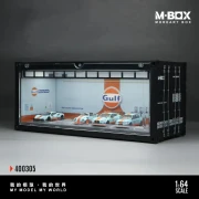 MoreArt M-BOX GULF kontener zamykany w stylu garażu 1:64 bok