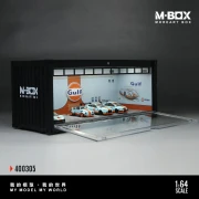 MoreArt M-BOX GULF kontener zamykany w stylu garażu 1:64 bok open