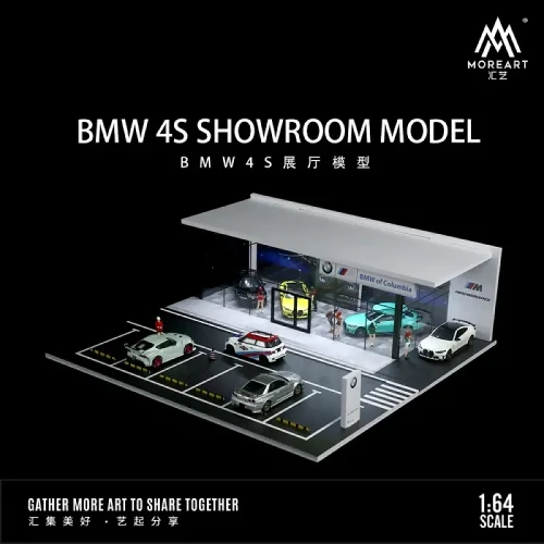 MoreArt Diorama BMW Salon Showroom 1:64 bok