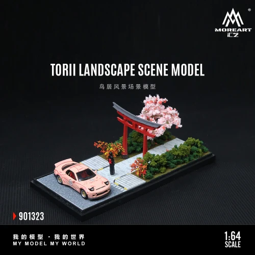 MoreArt Diorama Scena krajobrazowa TORII 1:64 bok detal