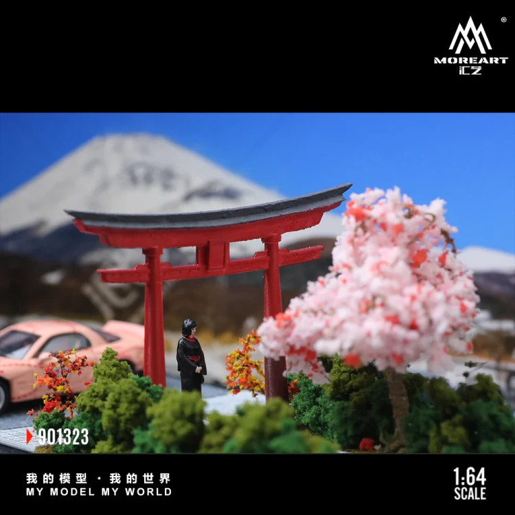 MoreArt Diorama Scena krajobrazowa TORII 1:64 detal