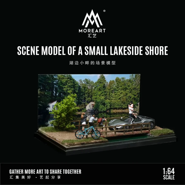MoreArt Diorama Scena nad jeziorem 1:64 bok