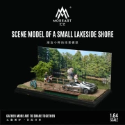 MoreArt Diorama Scena nad jeziorem 1:64 bok detal