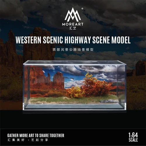 MoreArt Diorama Scena drogi górskiej – Western Scenic Highway 1:64 przód