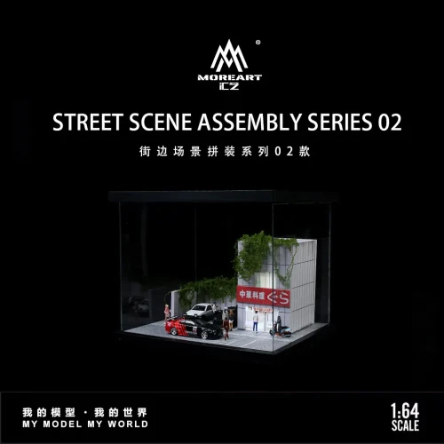 MoreArt Diorama Scena uliczna – Assembly Series 02 1:64 przód
