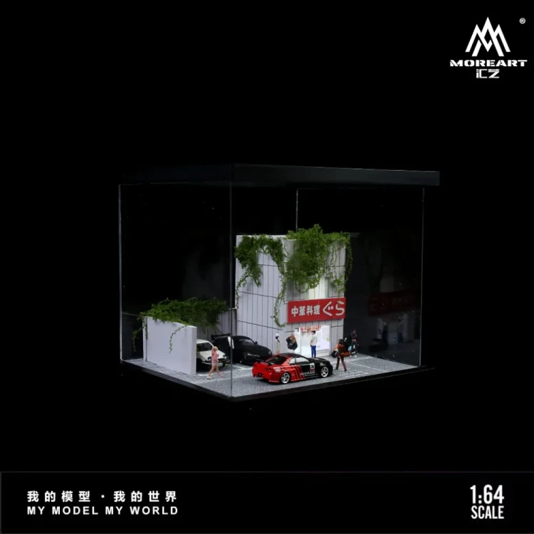 MoreArt Diorama Scena uliczna – Assembly Series 02 1:64 przód detal