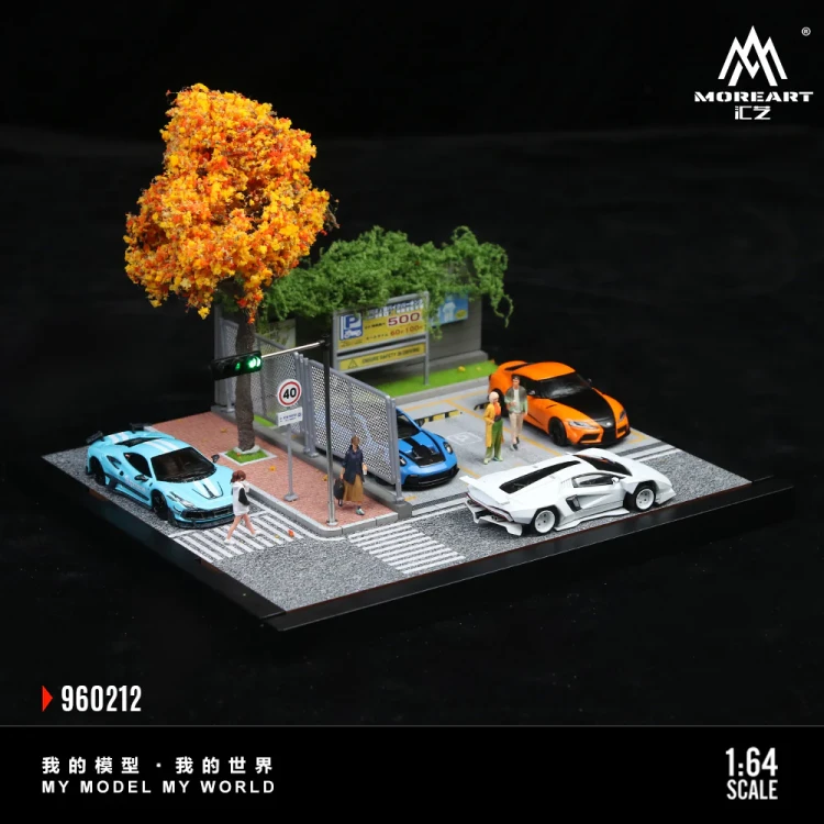 MoreArt Diorama Scena uliczna – Assembly Series 12 1:64 detal