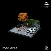 MoreArt Diorama Scena uliczna – Assembly Series 03 1:64 bok detal