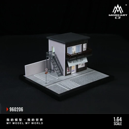 MoreArt Diorama Scena uliczna – Assembly Series 06 1:64 bok