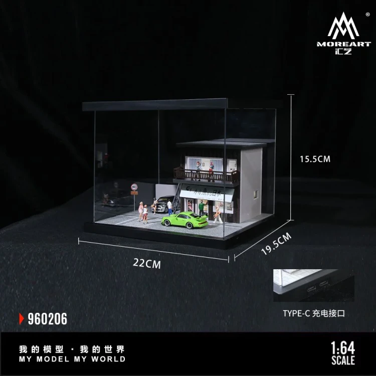 MoreArt Diorama Scena uliczna – Assembly Series 06 1:64 detal