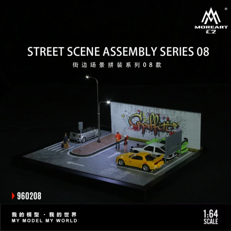MoreArt Diorama Scena uliczna – Assembly Series 08 1:64 przód