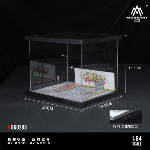 MoreArt Diorama Scena uliczna – Assembly Series 08 1:64 bok
