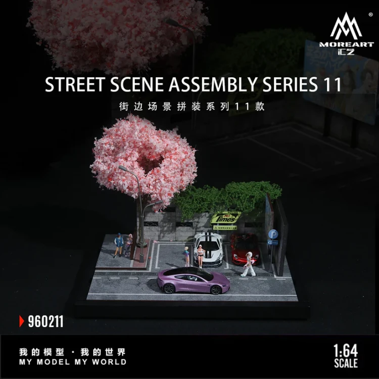 MoreArt Diorama Scena uliczna – Assembly Series 011 1:64 detal 1
