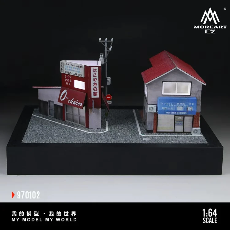 MoreArt Diorama Scena Tokoyaki House 1:64 przód 1