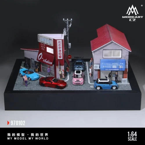 MoreArt Diorama Scena Tokoyaki House 1:64 przód