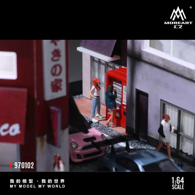 MoreArt Diorama Scena Tokoyaki House 1:64 detal 5