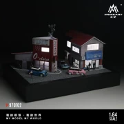 MoreArt Diorama Scena Tokoyaki House 1:64 detal 6