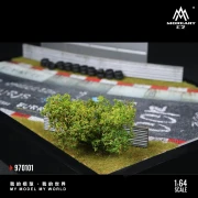 MoreArt Diorama Scena Tor wyścigowy Nürburgring O1 1:64 detal 2