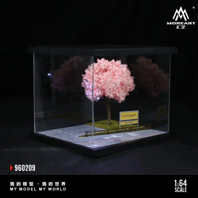 MoreArt Diorama Scena uliczna Sakura Street – Assembly Series 09 1:64 bok detal