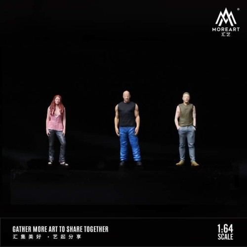 MoreArt Figurki Fast &amp; Furious 1:64 przód