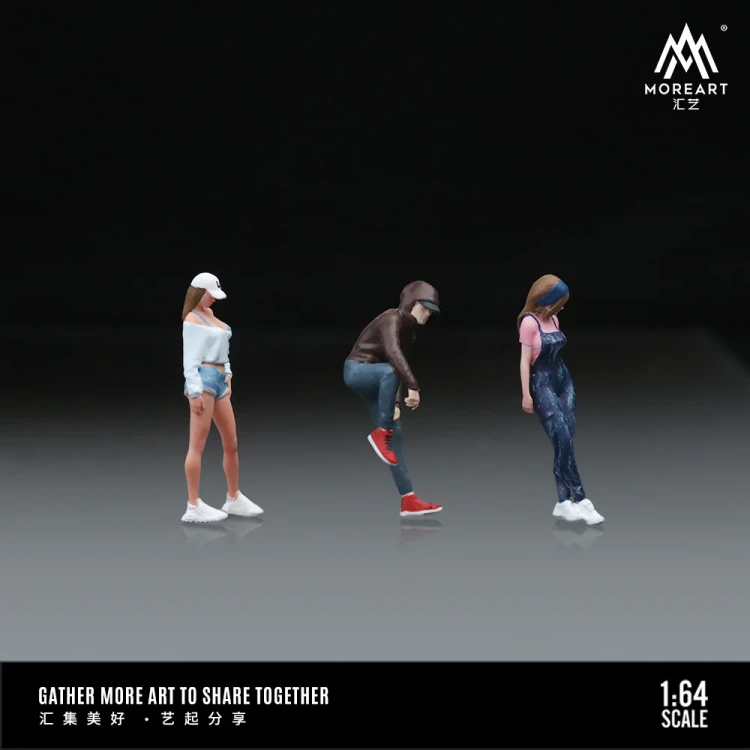 MoreArt Figurki Street Doll Set 1:64 resin detal 2