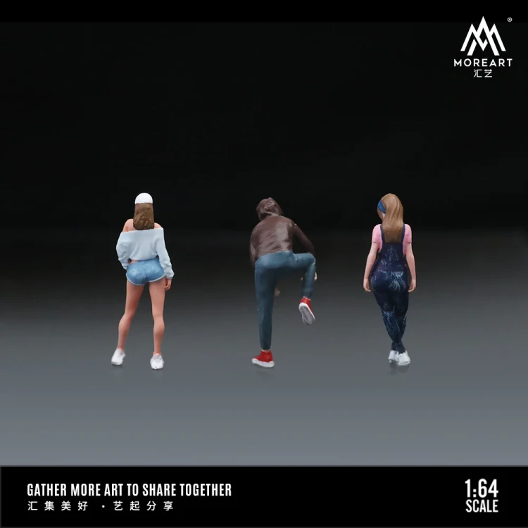 MoreArt Figurki Street Doll Set 1:64 resin tył