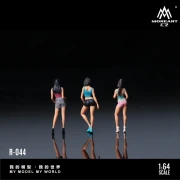 MoreArt Figurki Beautiful Girl Doll Set 1:64 tył