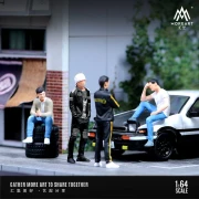 MoreArt Figurki Initial D set 4 sztuki. 1:64 tył