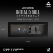MoreArt Figurki Initial D set 4 sztuki. 1:64 box