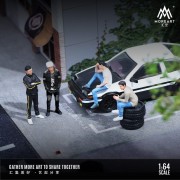 MoreArt Figurki Initial D set 4 sztuki. 1:64 góra