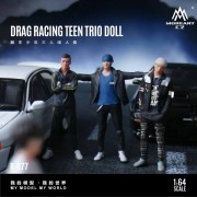 MoreArt Figurki Racing Car Youth Trio set 3 sztuki. 1:64 przód