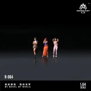 MoreArt Figurki Beautiful and Charming Doll Set. 1:64 detal 1