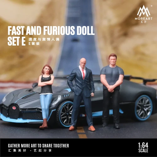 MoreArt Figurki Fast &amp; Furious 1:64 przód