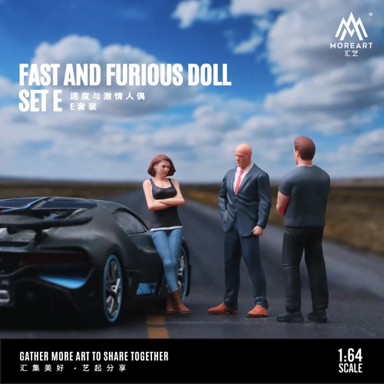 MoreArt Figurki Fast &amp; Furious 1:64 przód detal