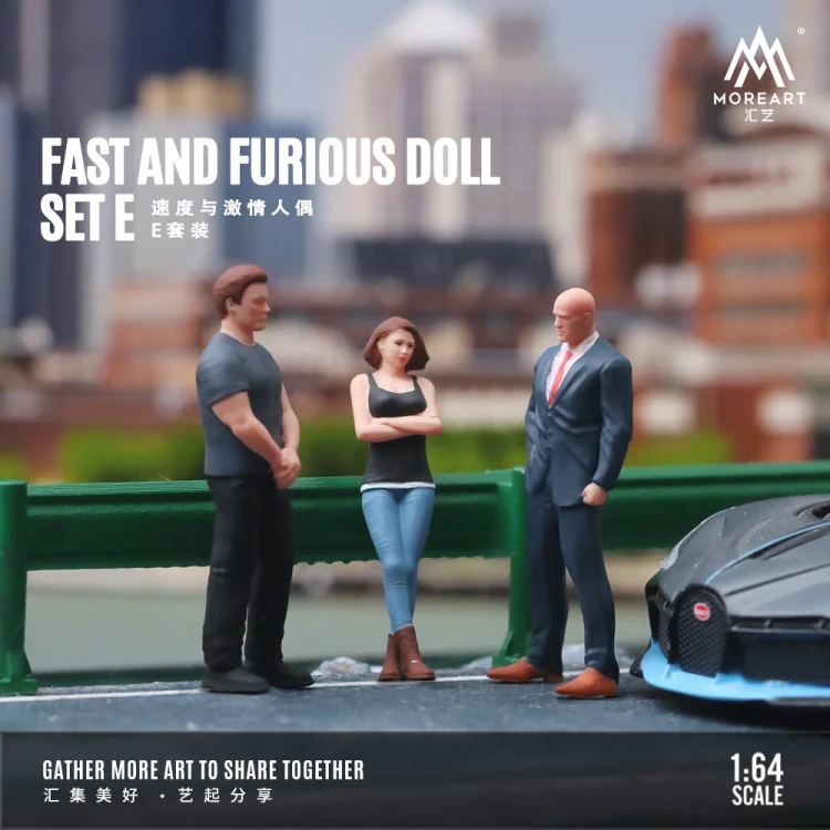 MoreArt Figurki Fast &amp; Furious 1:64 bok detal